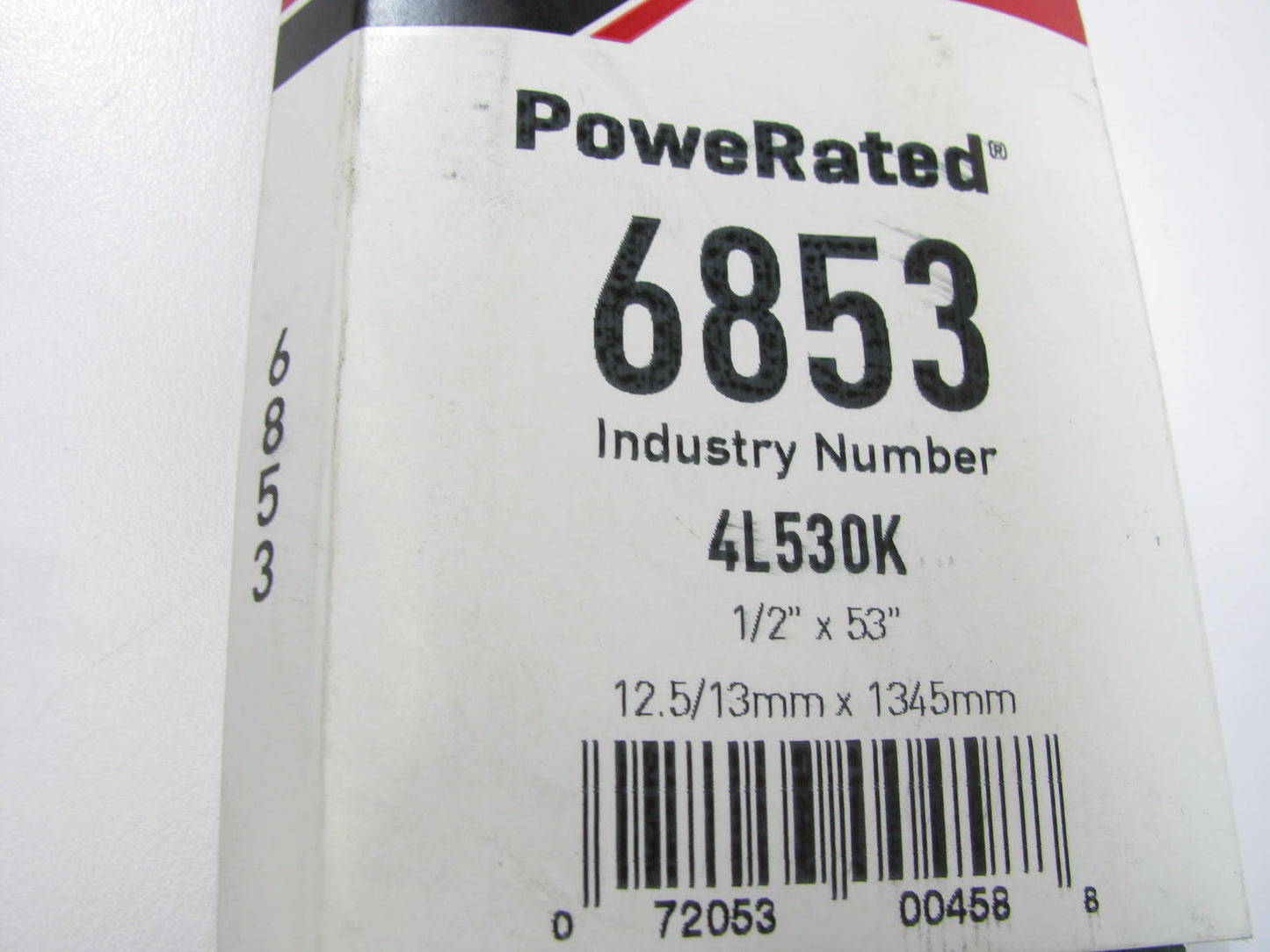Gates 6853 Lawn & Garden Power Equipment Accessory Drive Belt - 1/2'' X 53''