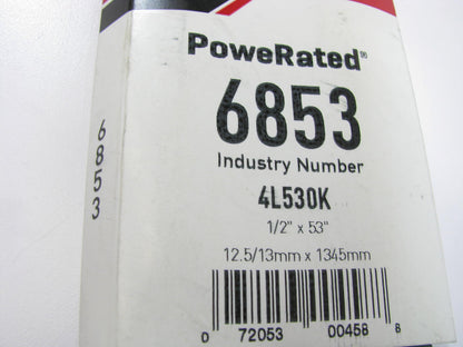 Gates 6853 Lawn & Garden Power Equipment Accessory Drive Belt - 1/2'' X 53''