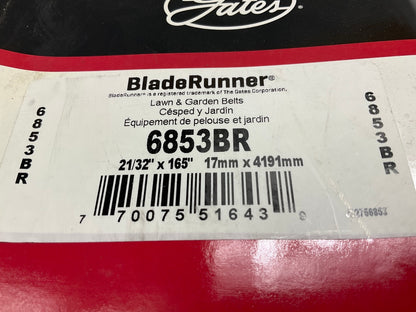 Gates 6853BR BladeRunner Power Equipment Accessory Drive Belt, 21/32'' X 165''