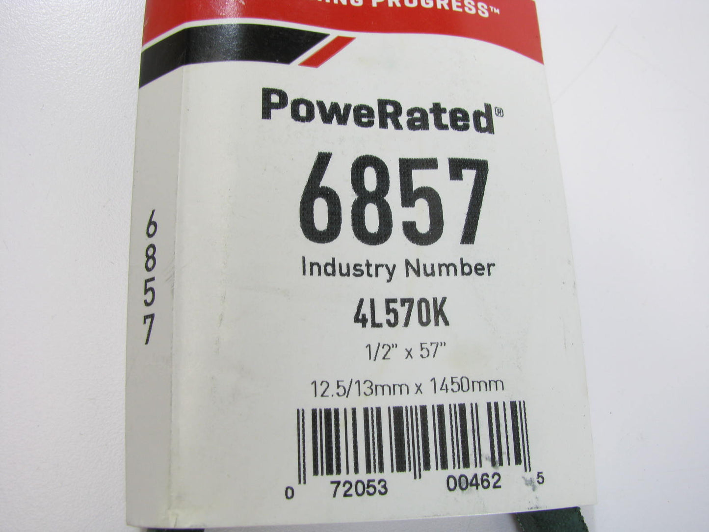 Gates 6857 Power Equipment Accessory Drive Belt - 1/2'' X 57''