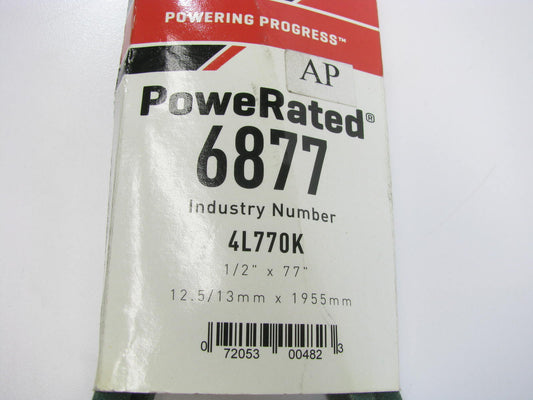 Gates 6877 Industrial Accessory Drive Belt - 1/2'' X 77''