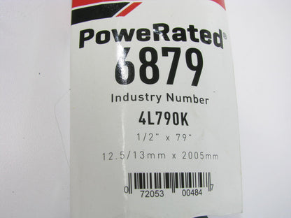 Gates 6879 Power Equipment Accessory Drive Belt - 1/2'' X 79''