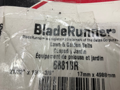 Gates 6881BR Blade Runner Lawn & Garden Power Equipment Belt - 21/32'' X 196-3/8''