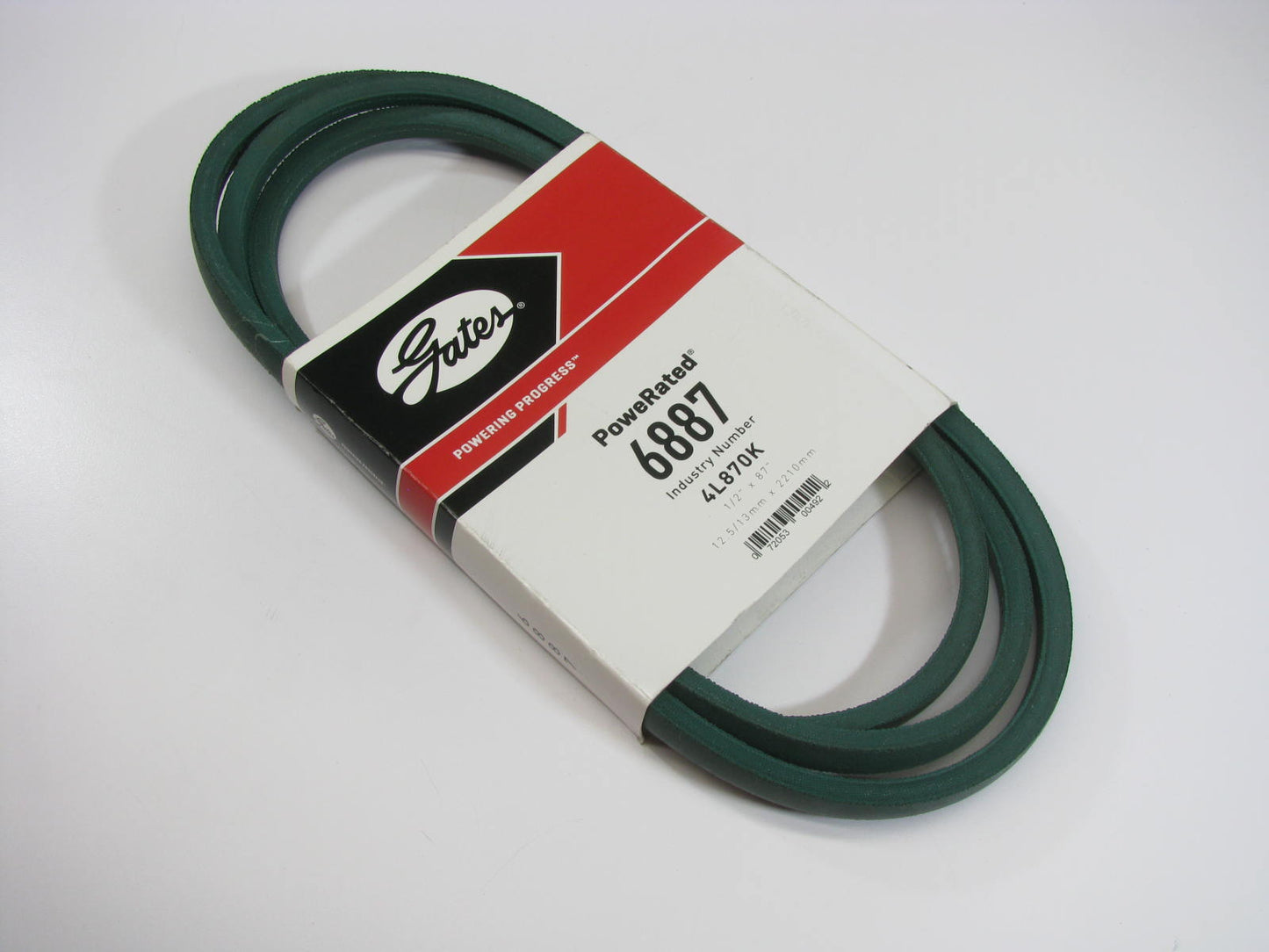 Gates 6887 Lawn & Garden Power Equipment Accessory Drive Belt - 1/2'' X 87''