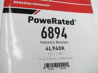 Gates 6894 Lawn & Garden Power Equipment Accessory Drive Belt - 1/2'' X 94''