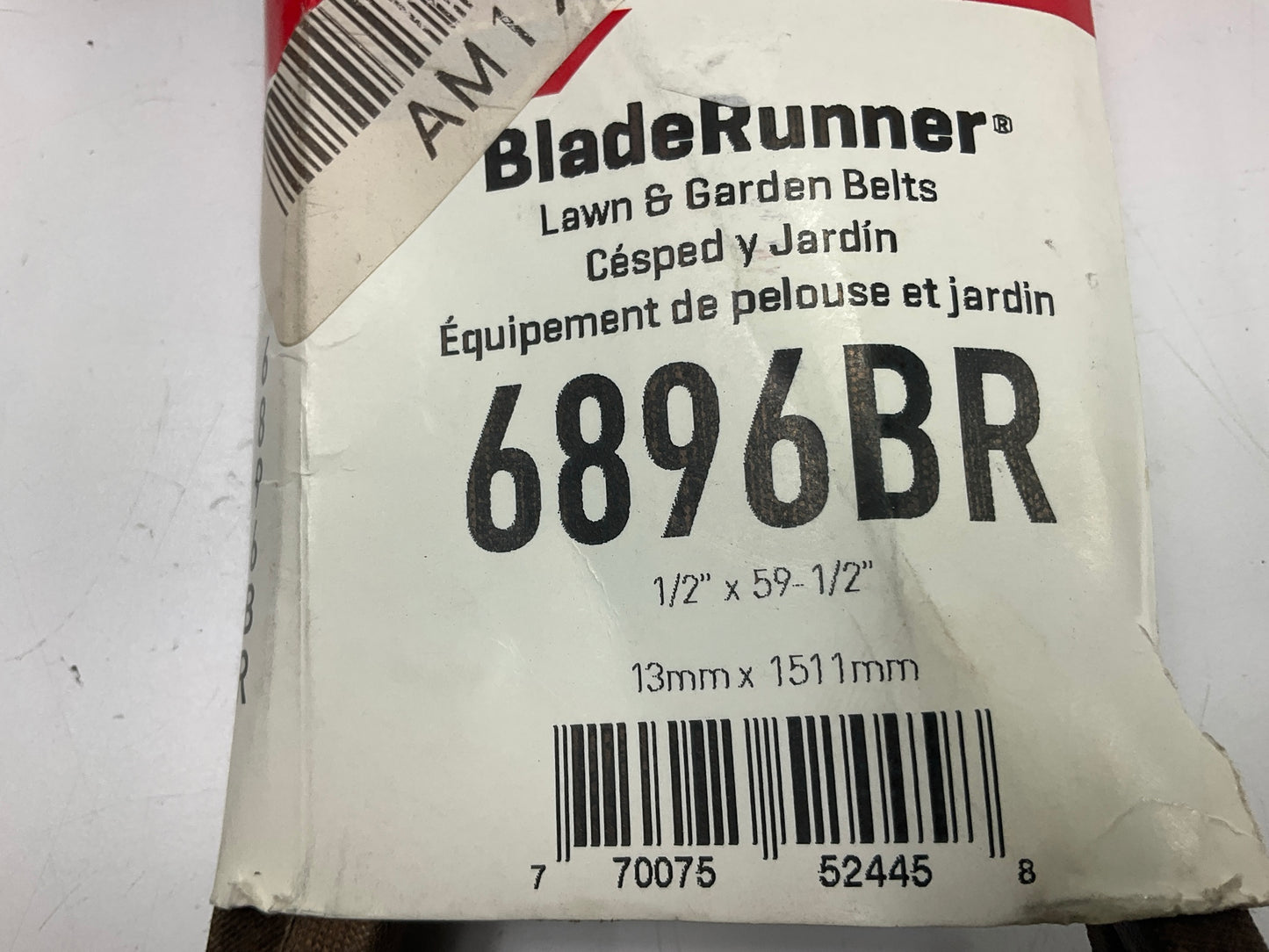 Gates 6896BR Power Equipment Accessory Drive Belt - 1/2'' X 59.5''