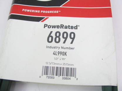 Gates 6899 Power Equipment Accessory Drive Belt - 1/2'' X 99''