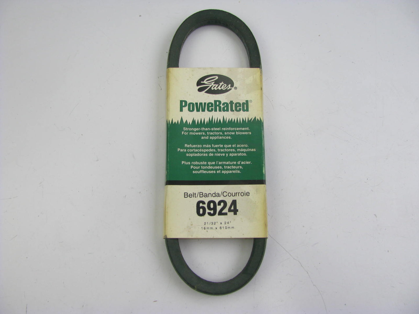 Gates 6924 Power Equipment Accessory Drive Belt - 21/32'' X 24''
