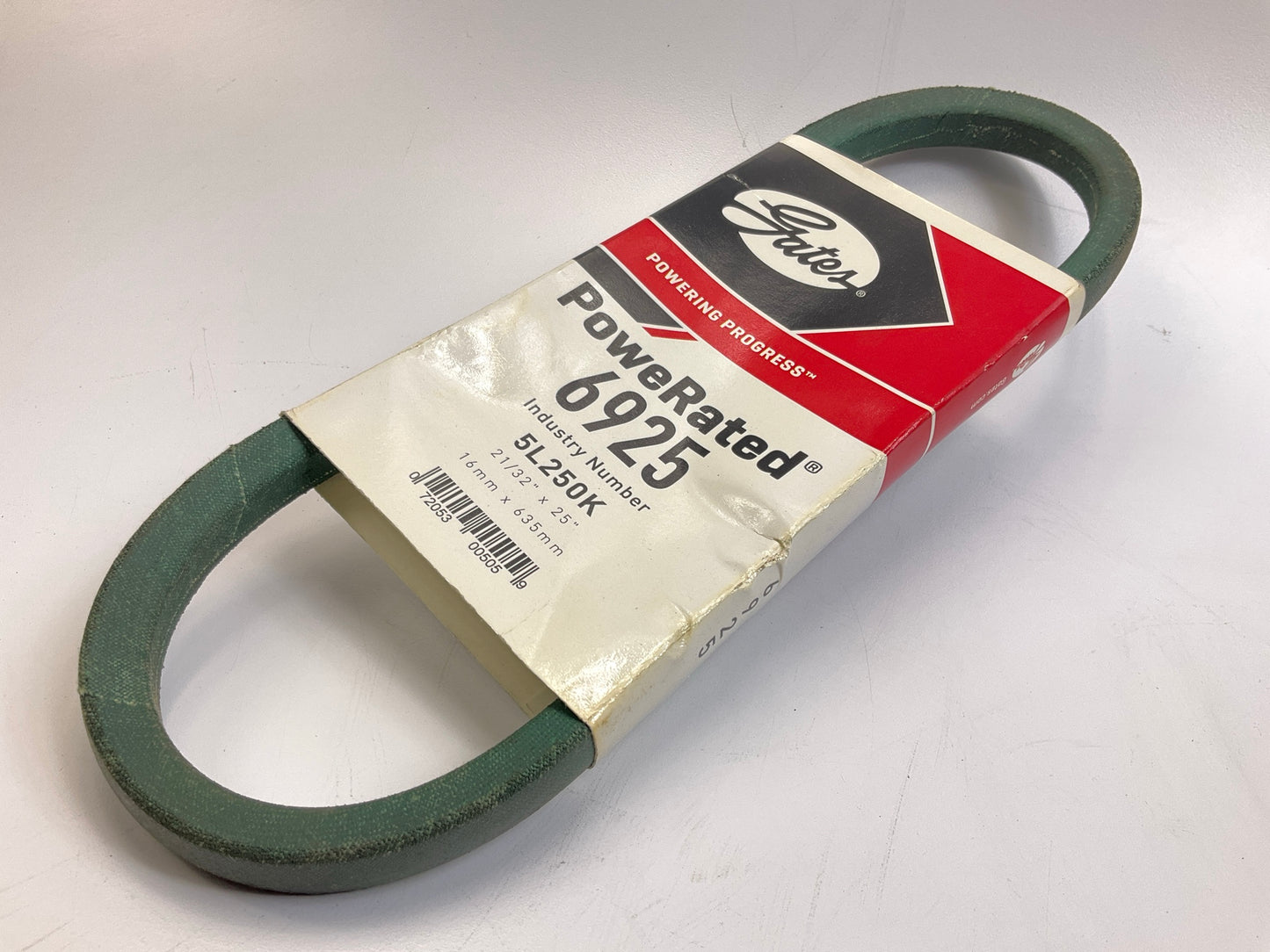 Gates 6925 Lawn & Garden Power Equipment Accessory Drive Belt, 21/32'' X 25''