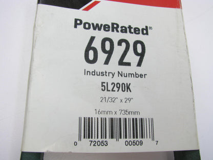 Gates 6929 Lawn & Garden Power Equipment Accessory Drive Belt - 5/8'' X 29''