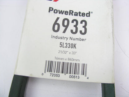 Gates 6933 Power Equipment Accessory Drive Belt - 5/8'' X 33''