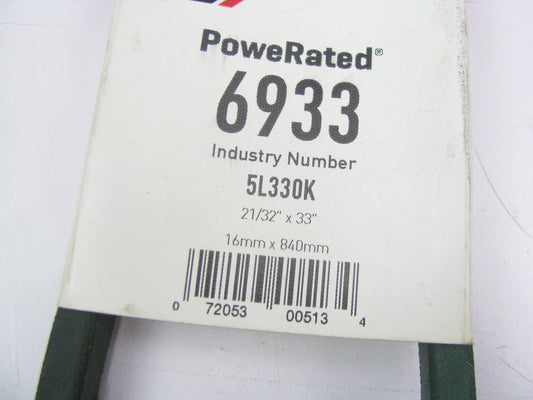 Gates 6933 Power Equipment Accessory Drive Belt - 5/8'' X 33''