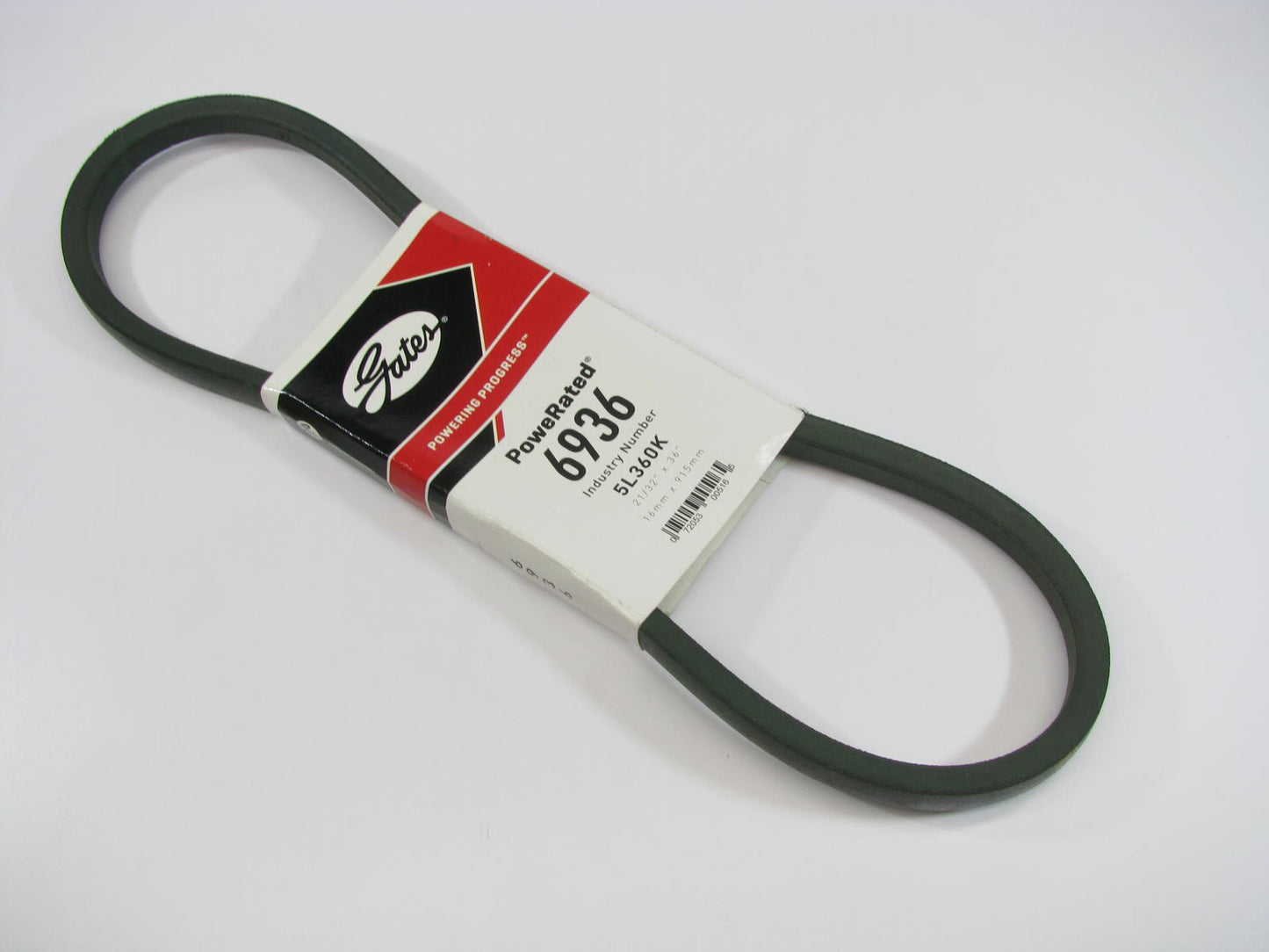 Gates 6936 Lawn & Garden Power Equipment Accessory Drive Belt - 5/8'' X 36''