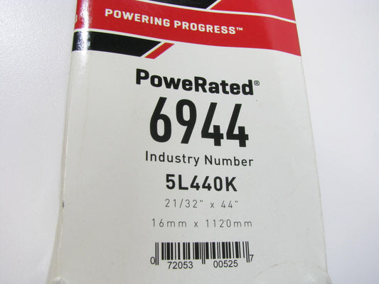 Gates 6944 Power Equipment Accessory Drive Belt - 5/8'' X 44''