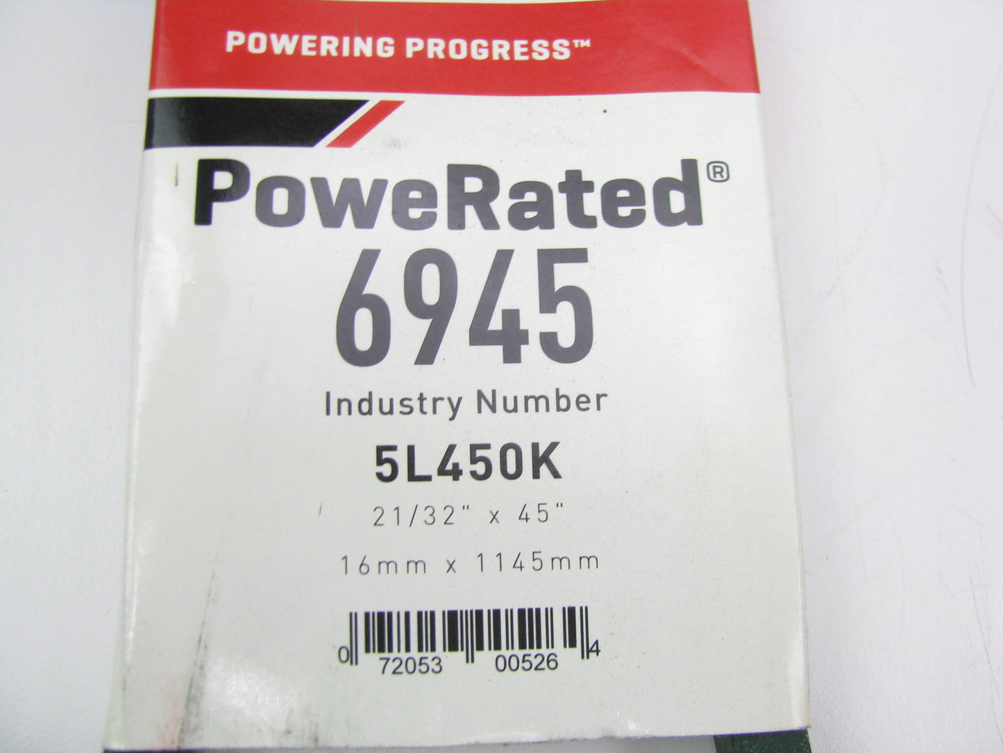 Gates 6945 Power Equipment Accessory Drive Belt - 21/32'' X 45''