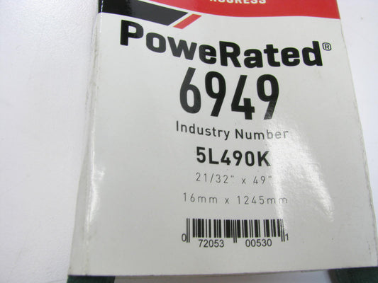 Gates 6949 Power Equipment Accessory Drive Belt - 21/32'' X 49''