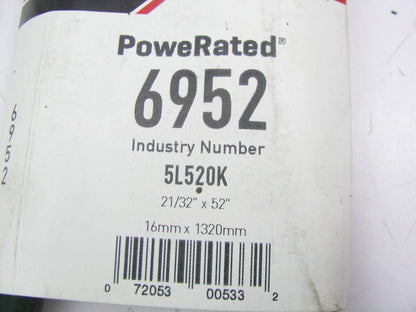 Gates 6952 Lawn & Garden Power Equipment Accessory Drive Belt - 5/8'' X 52''