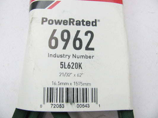 Gates 6962 Lawn & Garden Power Equipment Accessory Drive Belt - 21/32'' X 62''
