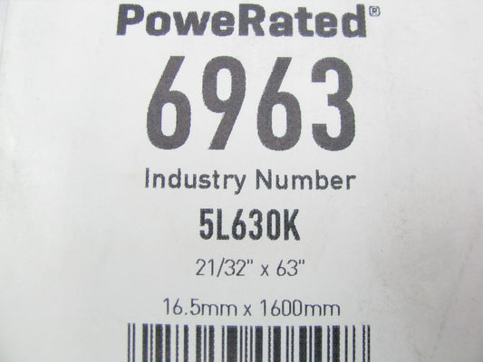 Gates 6963 Power Equipment Accessory Drive Belt - 21/32'' X 63''