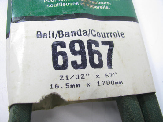 Gates 6967 Lawn & Garden Power Equipment Accessory Drive Belt - 21/32'' X 67''