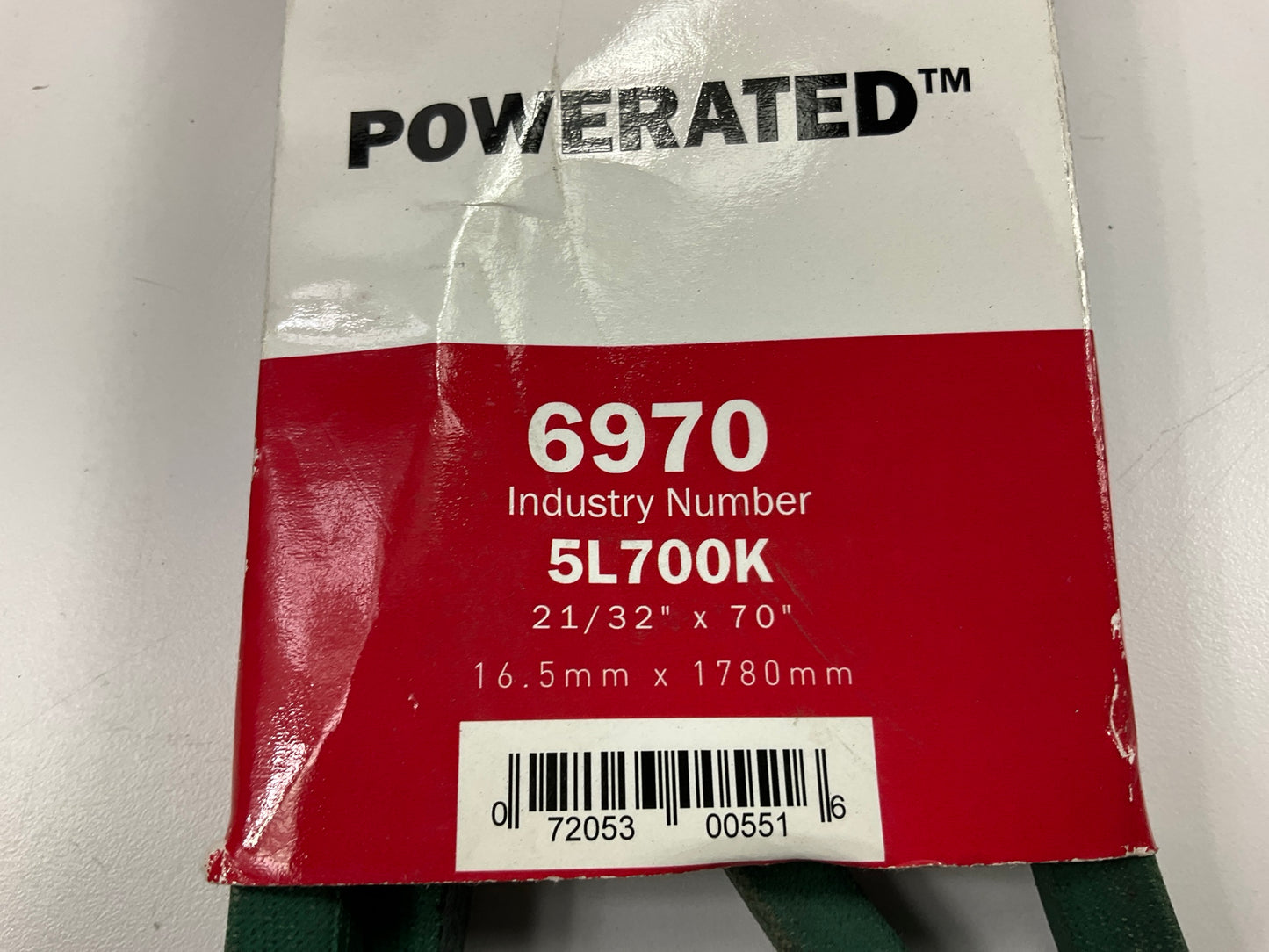 Gates 6970 Lawn & Garden Power Equipment Accessory Drive Belt - 21/32'' X 70''