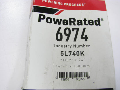 Gates 6974 Power Equipment Accessory Drive Belt - 21/32'' X 74''
