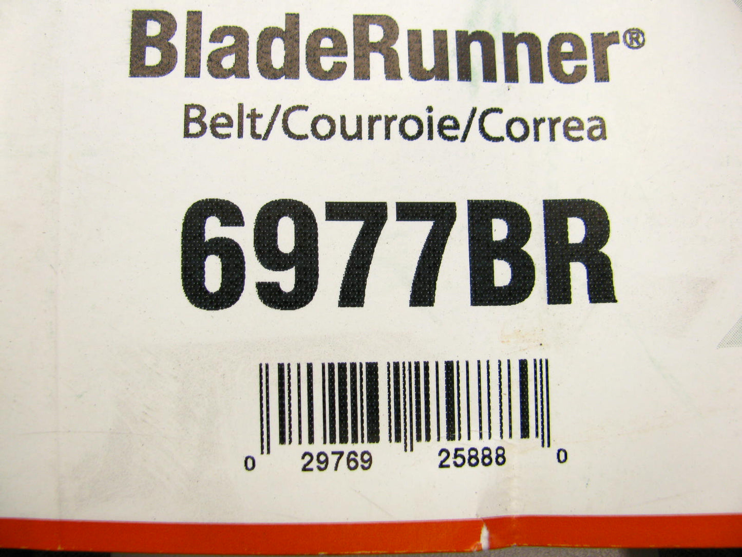 Gates 6977BR BladeRunner Power Equipment Accessory Drive Belt - 1/2'' X 125.375''
