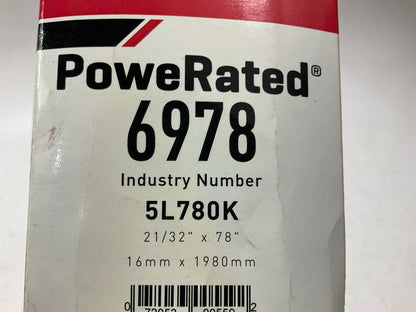 Gates 6978 Power Equipment Accessory Drive Belt - 21/32'' X 78''