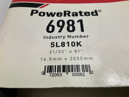 Gates 6981 Lawn & Garden Power Equipment Accessory Drive Belt, 21/32'' X 81''