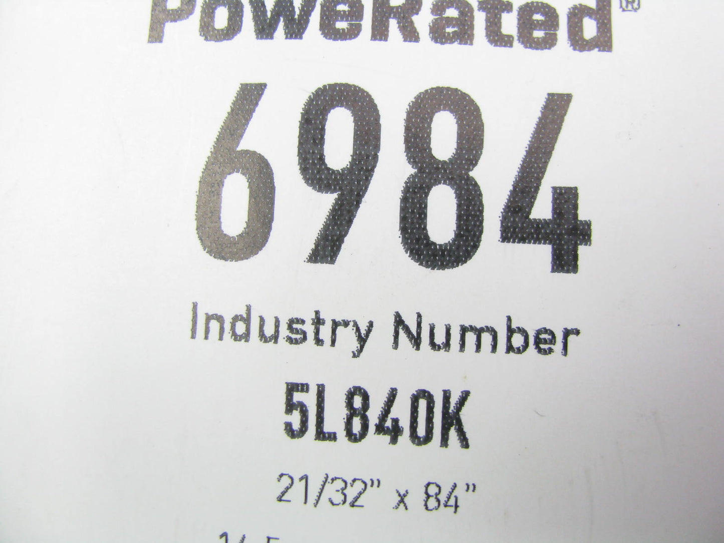 Gates 6984 Lawn & Garden Power Equipment Accessory Drive Belt - 21/32'' X 84''