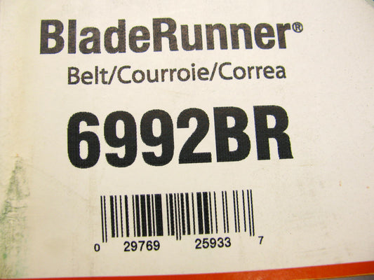Gates 6992BR BladeRunner Power Equipment Accessory Drive Belt - 5/8'' X 130.375''
