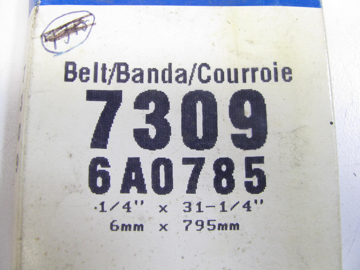 Gates 6A0785 Accessory Drive Belt - 0.28'' X 31'' - 36 Degree