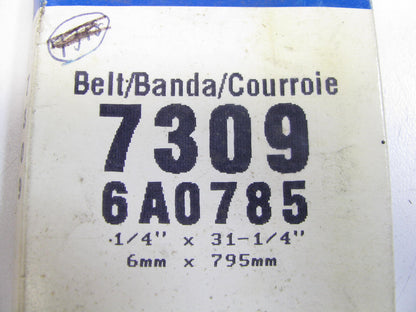 Gates 6A0785 Accessory Drive Belt - 0.28'' X 31'' - 36 Degree