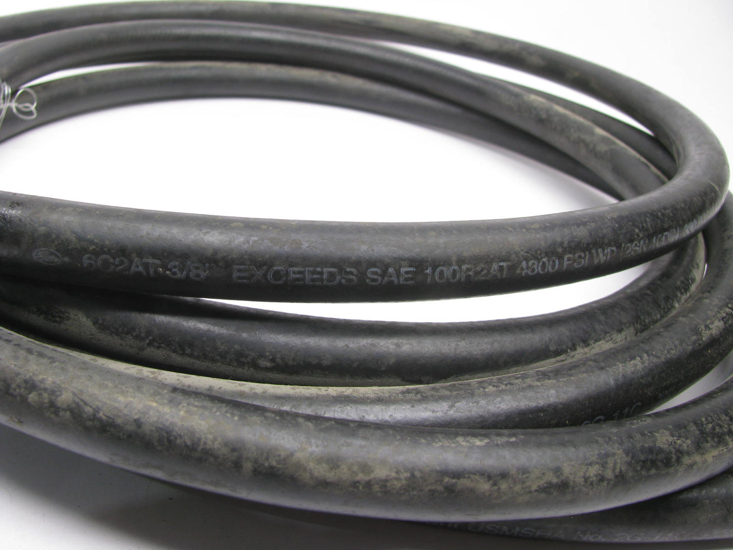 15 FEET - Gates 6C2AT 3/8'' Hydraulic Hose EXCEEDS SAE 100R2AT 4800 PSI