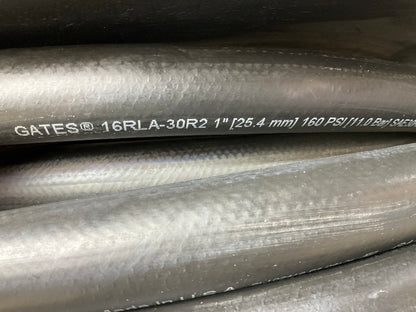 400 FEET Roll - Gates 70047 16RLA 1'' Hydraulic Hose, 160 PSI Max Work. Pressure