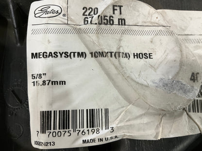 220 FEET - Gates 70289 MXT MegaSys Hydraulic Hose, SAE 100R16, 5/8'' ID, 3625 PSI