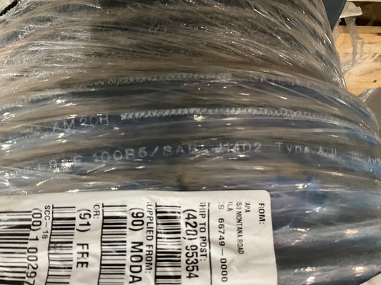385 FEET Roll - Gates 70591 6C5C 5/16'' Hydraulic Hose, 2250 PSI Max WP