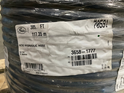 385 FEET Roll - Gates 70591 6C5C 5/16'' Hydraulic Hose, 2250 PSI Max WP