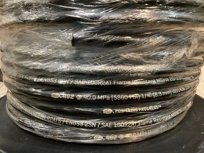 550 FEET Roll - Gates 4G2 70605 1/4'' I.D Hydraulic Hose Roll 5800 PSI W.P.