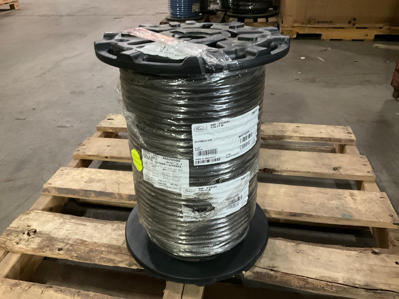 440 FEET Roll - Gates 70611 3G1 3/16'' Hydraulic Hose, 3625 PSI Max Work Pressure