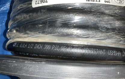 300 FEET - Gates 70672 8LOLA 1/2'' Hydraulic Hose, 300 PSI Max Work Pressure