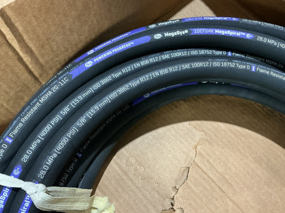 100 FEET - Gates 70813 High Pressure Hydraulic Hose, 5/8'' ID 4000 PSI 10EFG4K
