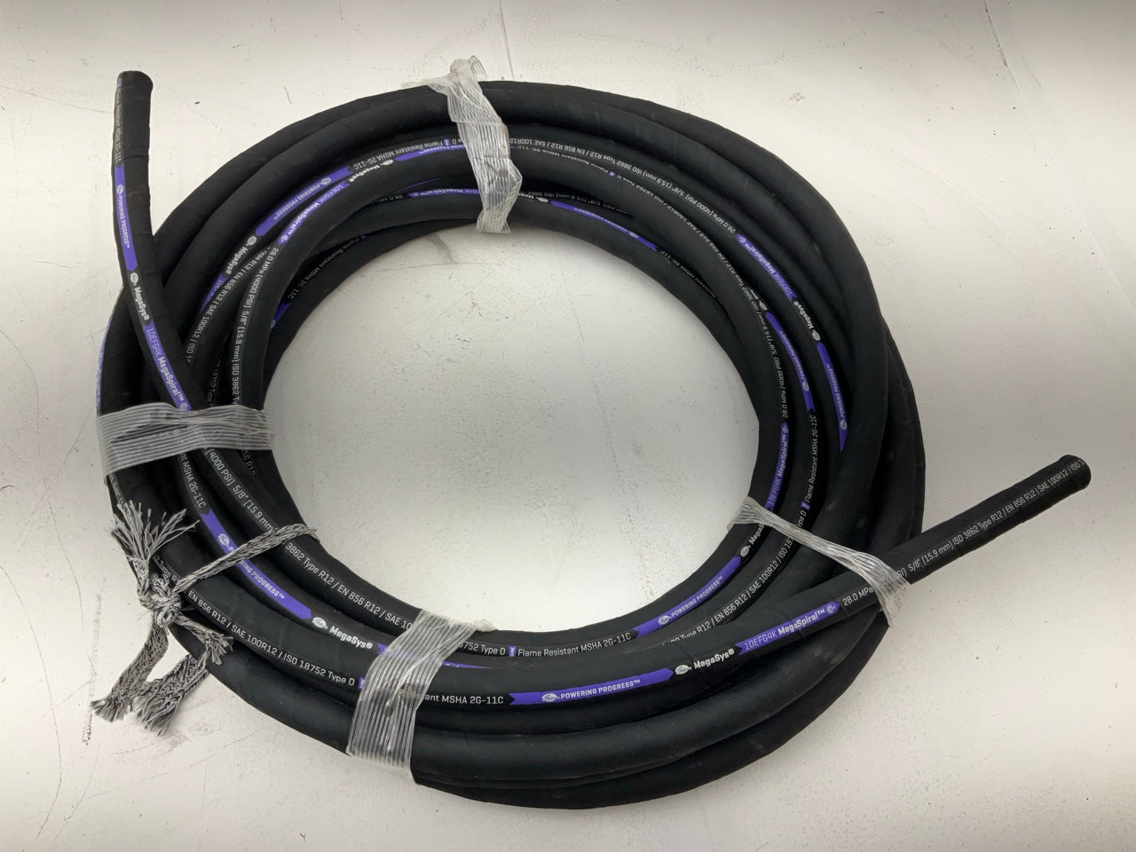 60 FEET - Gates 70813 5/8'' 10EFG4K MegaSpiral Hydraulic Hose, 4000 PSI
