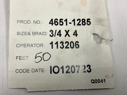 50 FEET - Gates 70838 3/4'' Hydraulic Hose MegaSys 12EFG5K Mega Spiral 5000 PSI
