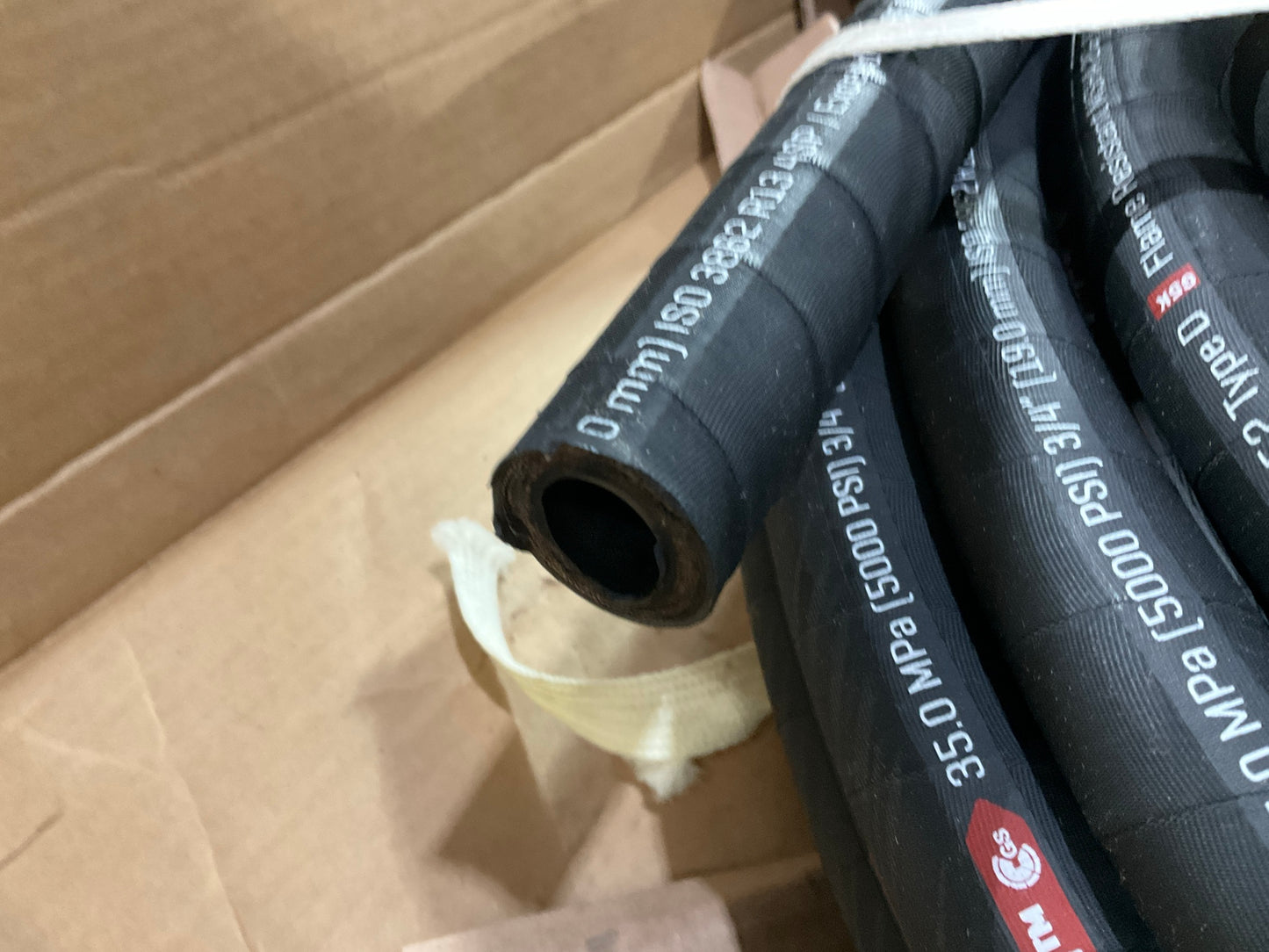 100 FEET - Gates 70838 3/4'' Hydraulic Hose MegaSys 12EFG5K Mega Spiral 5000 PSI