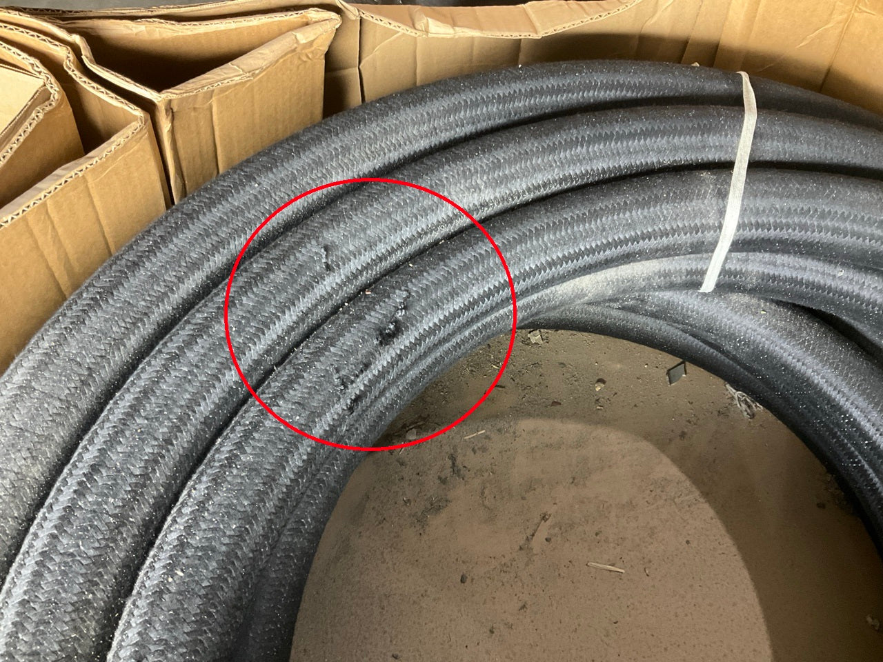 Cosmetic Damage - Gates 70855 Hydraulic Hose, 120 Feet, 2'' 500 PSI MegaTech 500
