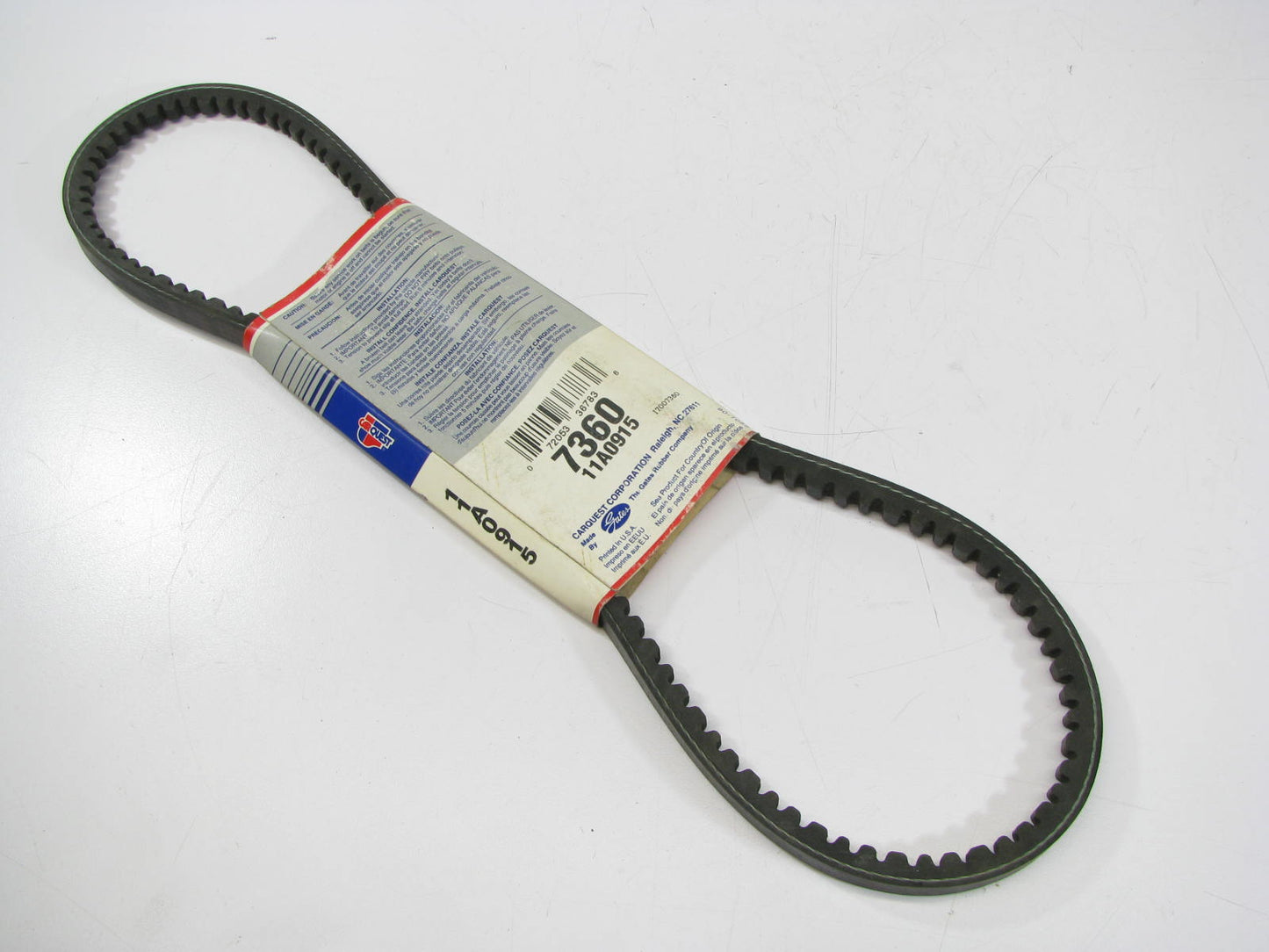 Gates 7360 High Capacity V-Belt Drive Belt - 0.44'' X 36.75'' - 36 Degree