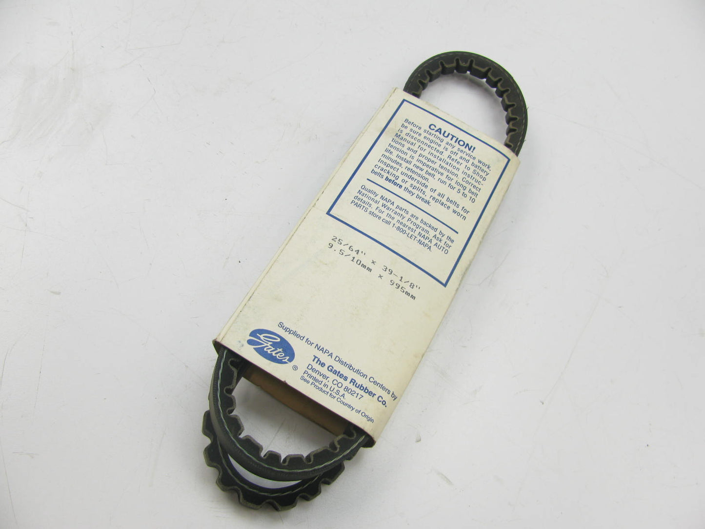 Gates 7385 Accessory Drive Belt - 0.44'' X 39.125'' - 36 Degree