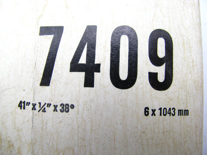 Gates 7409 Accessory Drive Belt - 0.25'' X 41.25'' - 36 Degree