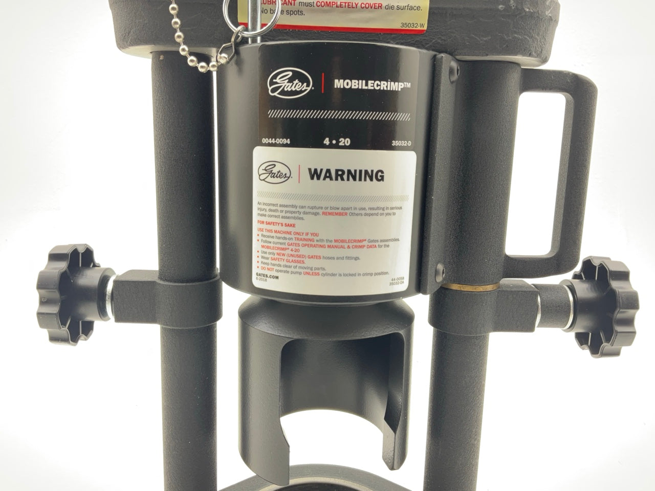Gates 77421 MobileCrimp Hydraulic Operated Digital Dial Portable Hose Crimper